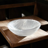Selenite  Round bowl